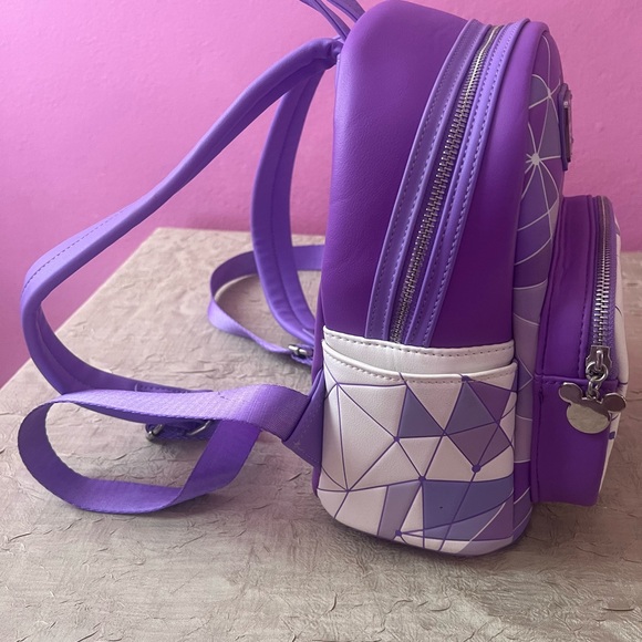 Loungefly x Disney Parks EPCOT Purple Wall Mini Backpack – Excellent Condition main image 4